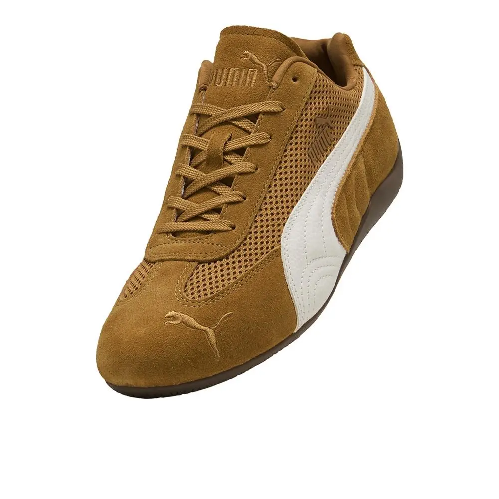 Puma shoes - PUMA Speedcat Mesh Lace Up - 40437005 - Brown 4