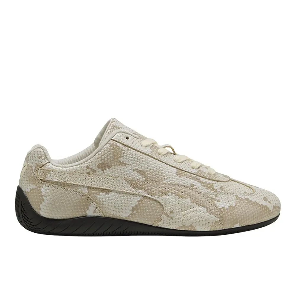 Puma Speedcat Snake Lace Up Sneaker Mens Beige Sneakers Casual Shoes 40840901