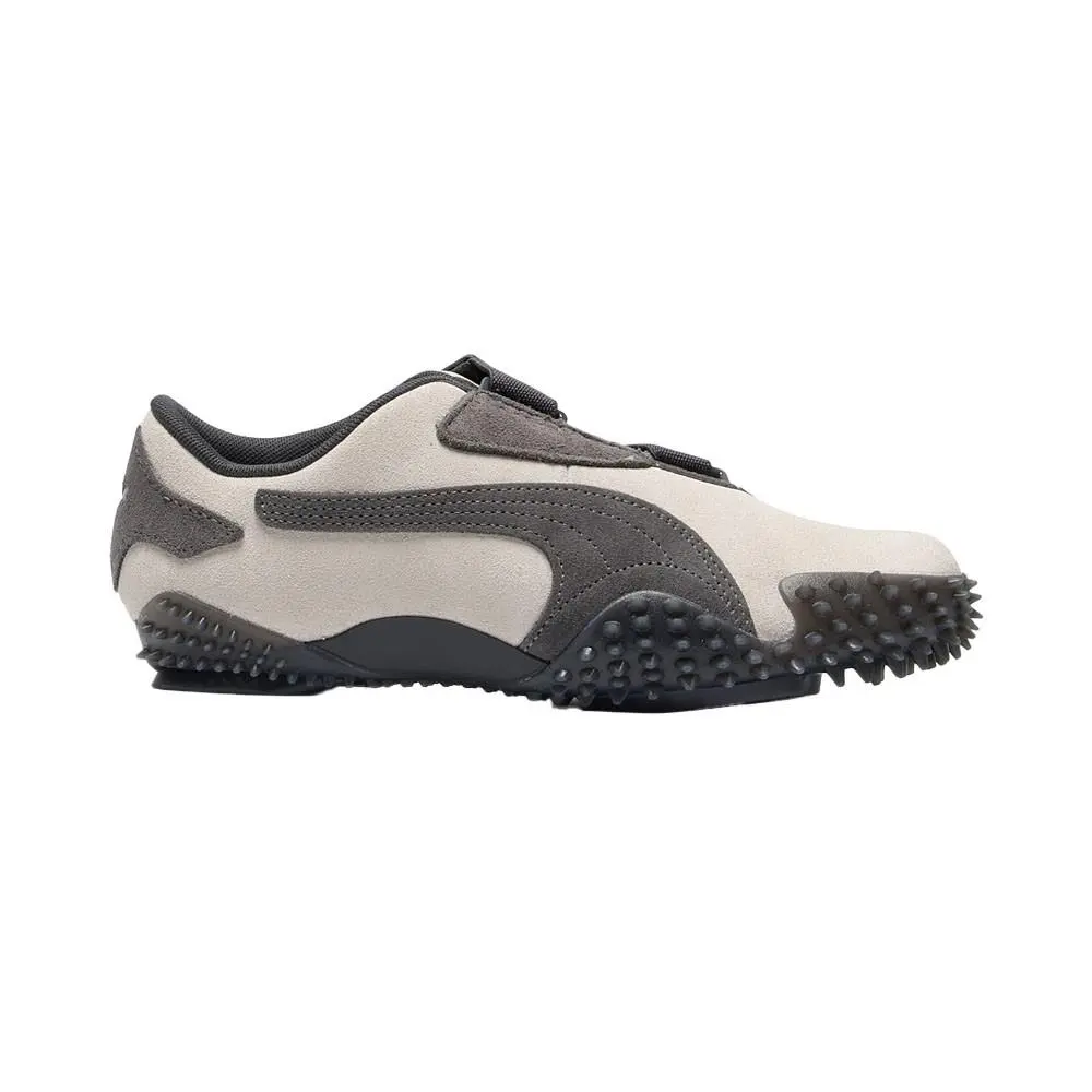 Puma Mostro Suede Slip On Womens Grey Pink Sneakers Casual Shoes 40541001 - Grey, Pink