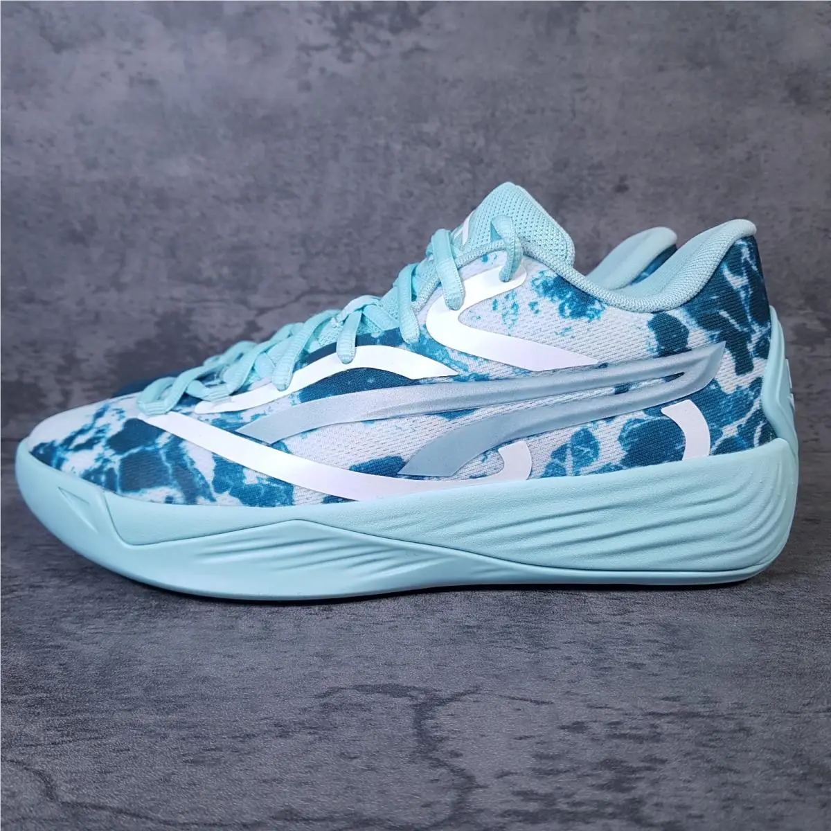 Stewie 2 Water Basketball Shoes Womens 5-10 Aqua Blue by Puma