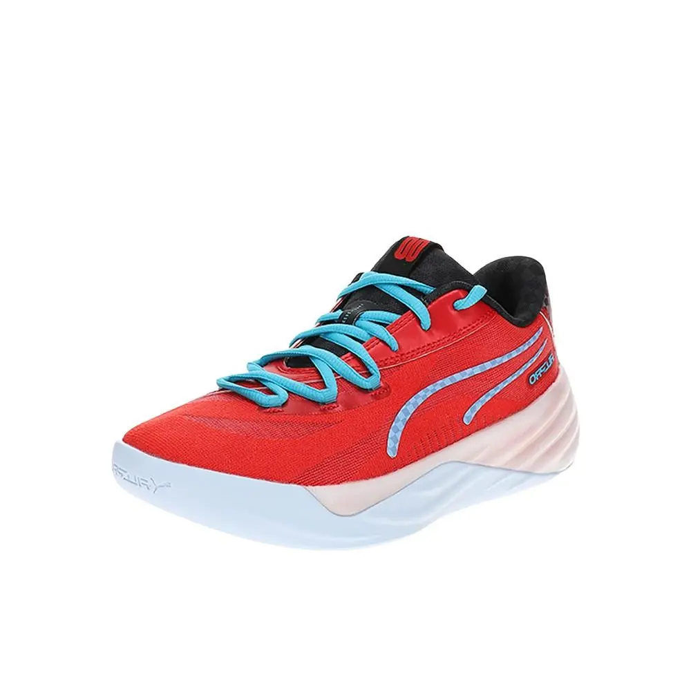 Puma shoes - PUMA All Pro Nitro Scoot Basketball  Youth - 37932301 - Red 0