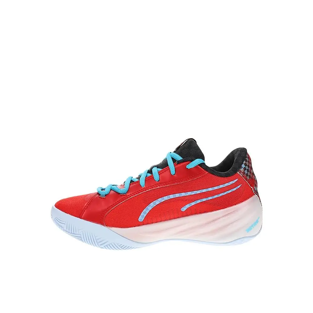 Puma shoes - PUMA All Pro Nitro Scoot Basketball  Youth - 37932301 - Red 7
