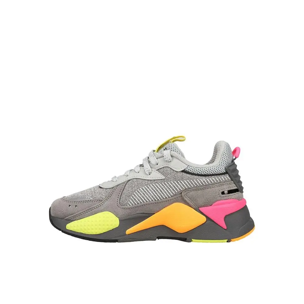 Puma shoes - PUMA Rs X Highlighter Lace Up  Youth - 385934-01 - Grey 7