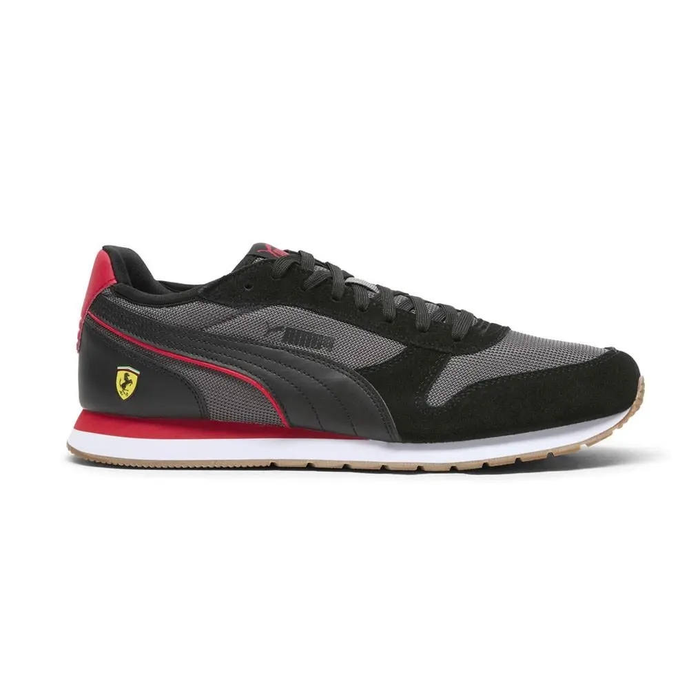 Puma Scuderia Ferrari St Miler Lace Up Mens Grey Sneakers Casual Shoes 30900101 - Grey
