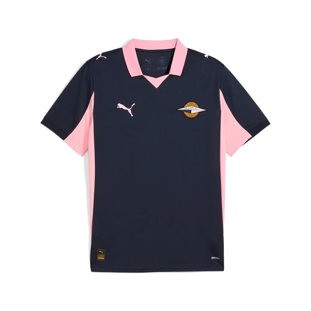 Puma Palermo Away Collared Short Sleeve Soccer Jersey Mens Blue 78285302