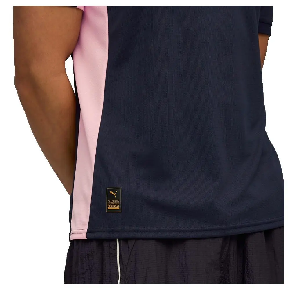 Puma clothing - PUMA Palermo Away Collared Short Sleeve Soccer Jersey - 78285302 - Blue 12