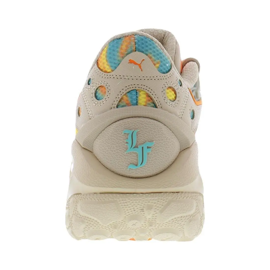 Puma shoes - Light Sand/Orange Glo, Main: Brown 2