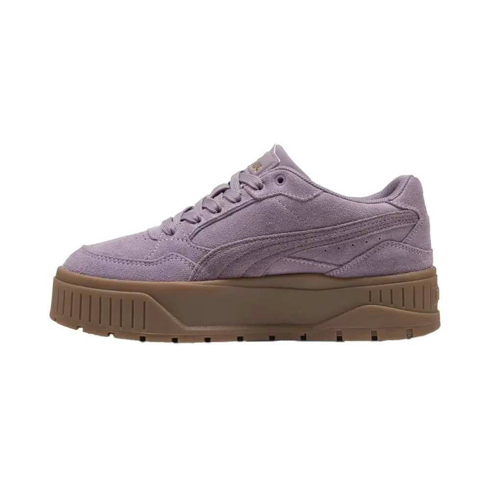 Puma shoes - PUMA Karmen Ii Idol Suede Lace Up - 39746214 - Purple 1