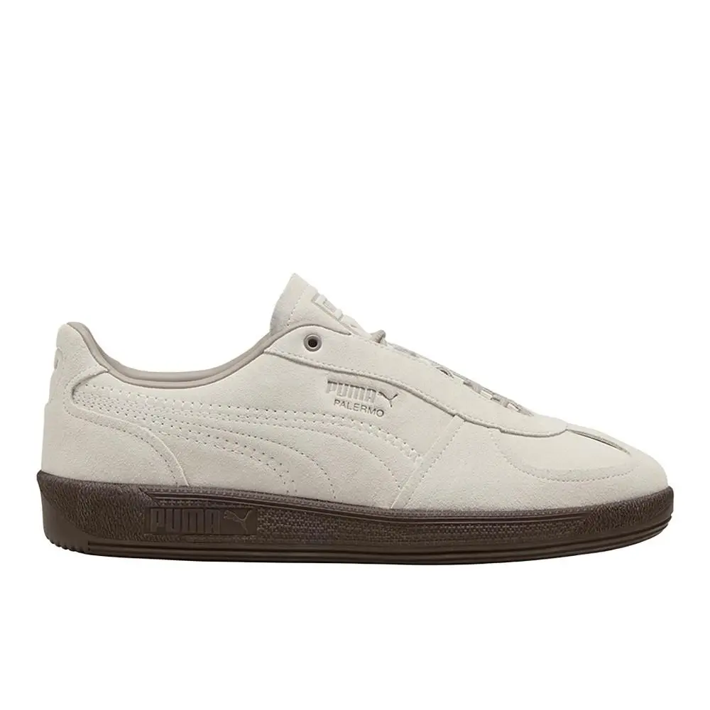 Puma Palermo Graftman Lace Up Mens Off White Sneakers Casual Shoes 40326202