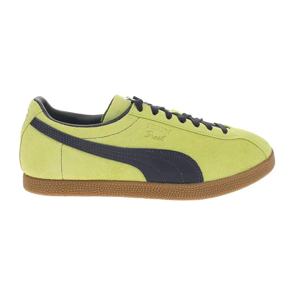 Brasil Lace Up Mens Green Sneakers Casual Shoes 40104805 by Puma