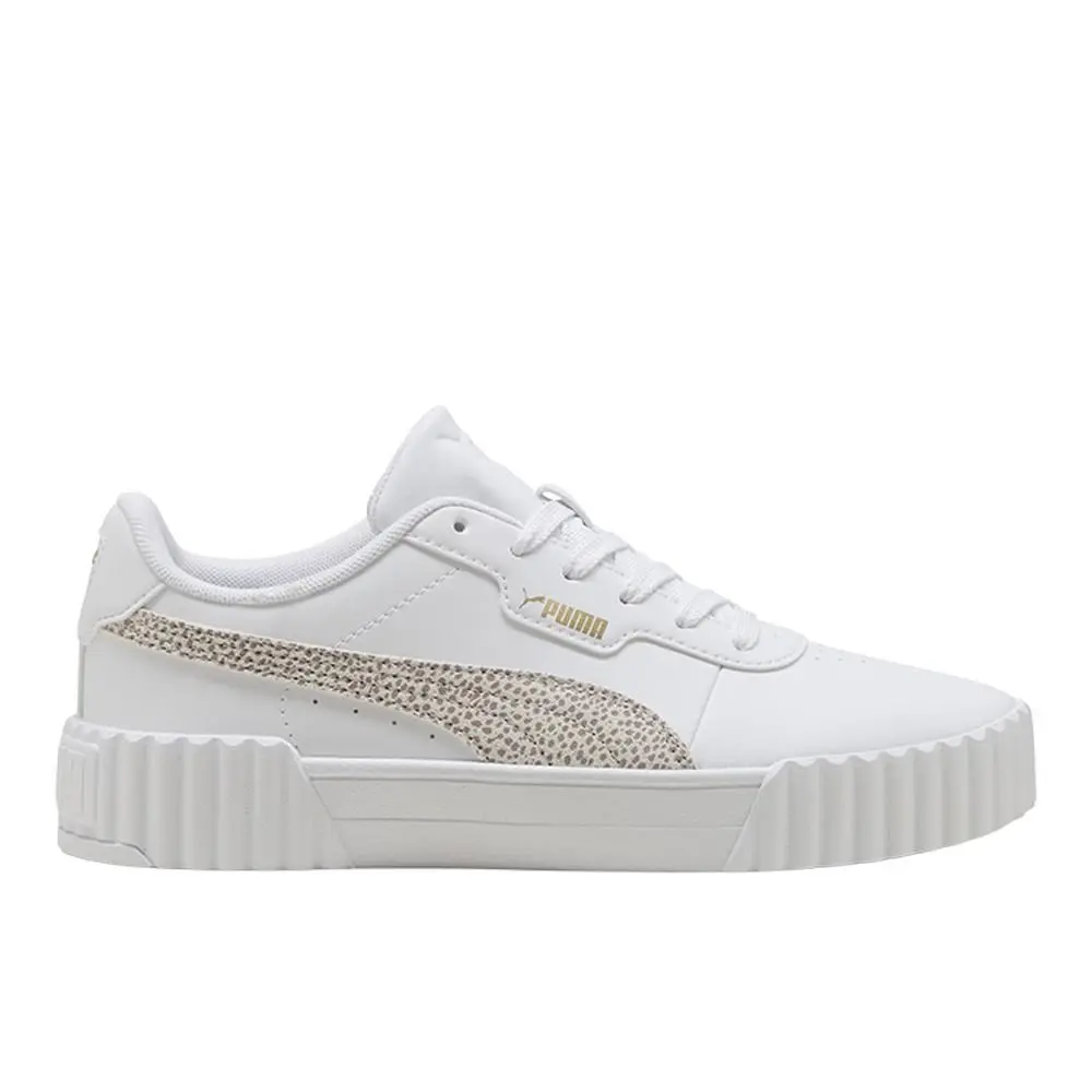 Carina 3.0 Topcat Lace Up Womens White Sneakers Casual Shoes 40451002 by Puma