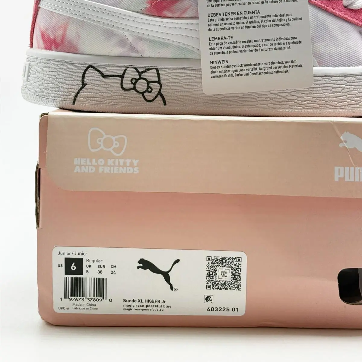 Puma shoes - suede XL - suede - Pink 10