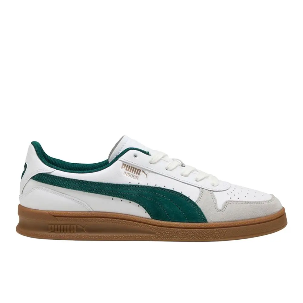 Puma Indoor Lace Up Mens White Sneakers Casual Shoes 40136005