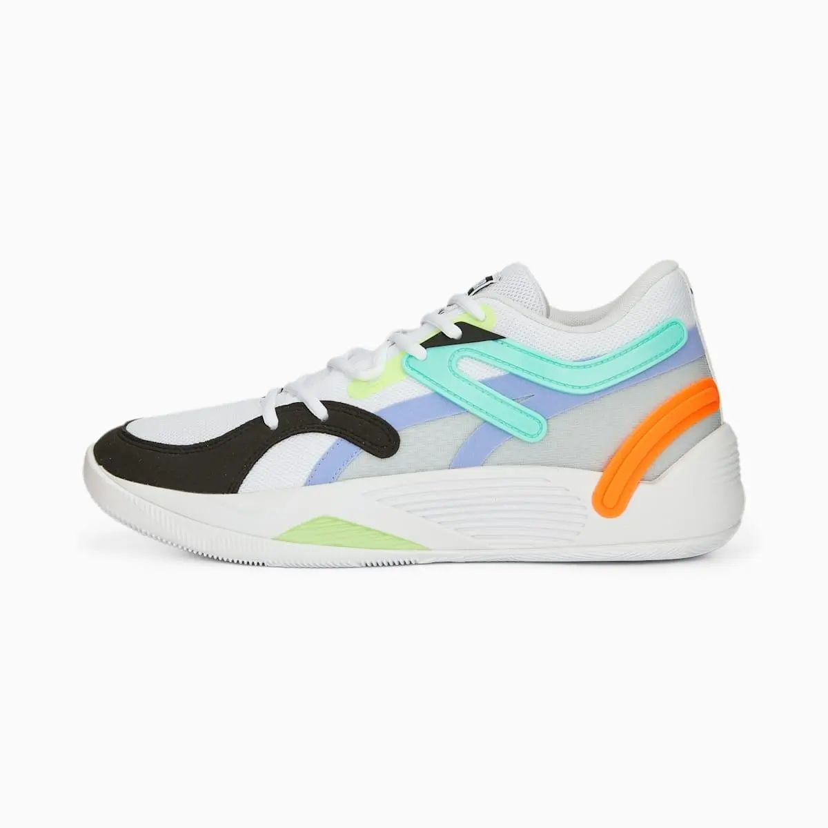 Puma Men`s Trc Blaze Court Basketball Shoes Puma White/electric - 37658224 Puma