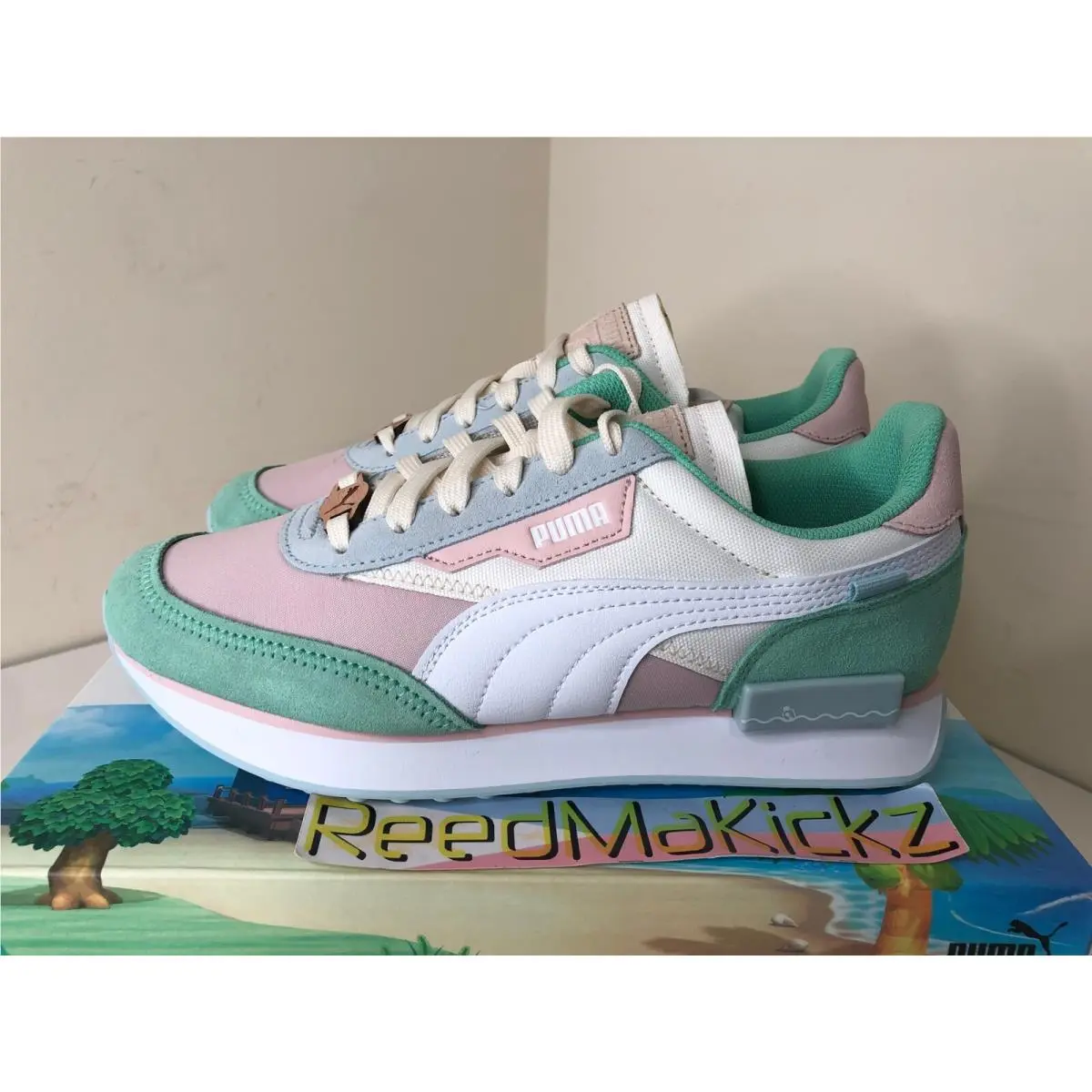 Future Rider Animal Crossing Horizons Jr Grade School Youth 383076 01 by Puma