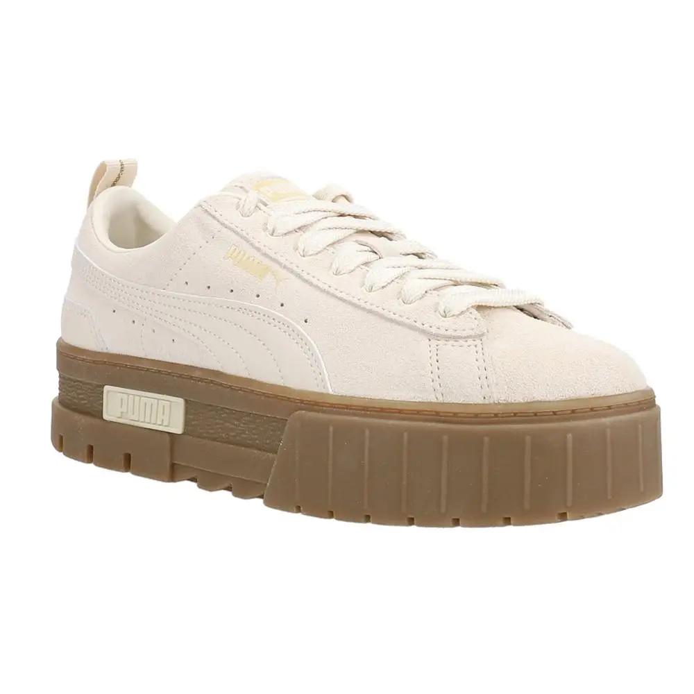 Puma shoes - PUMA Mayze Brushed Suede Platform - 39146102 - Off White 0