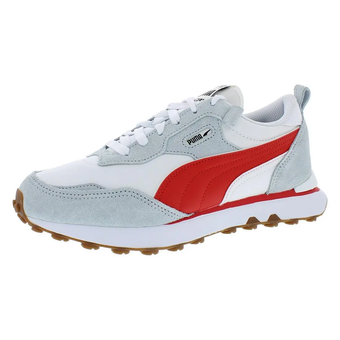 Puma shoes - Puma White/Platinum Gray, Main: White 4
