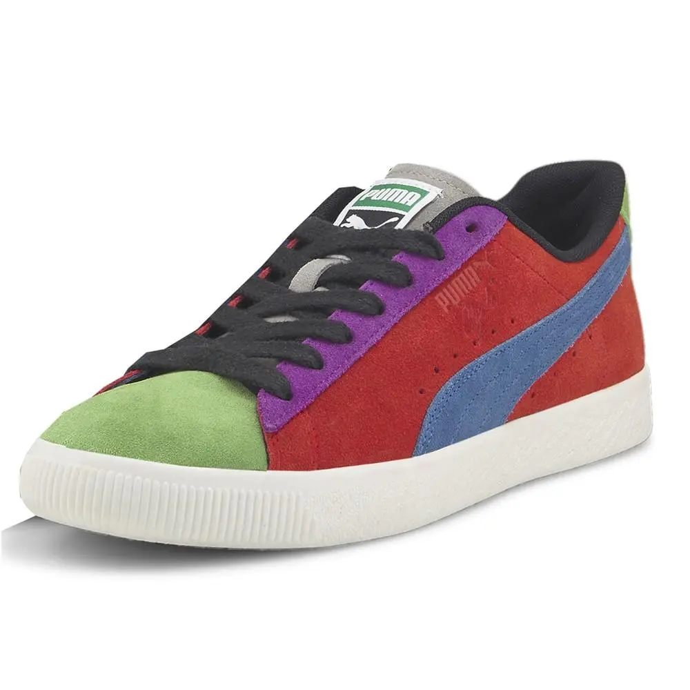 Puma shoes - PUMA Clyde Culture Lace Up - 39008801 - Blue, Green, Red 6