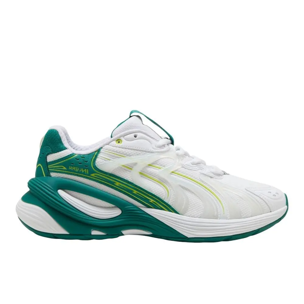 Puma Aston Martin X Aramco F1 Team Inverse Lace Up Mens Green White Sneakers C