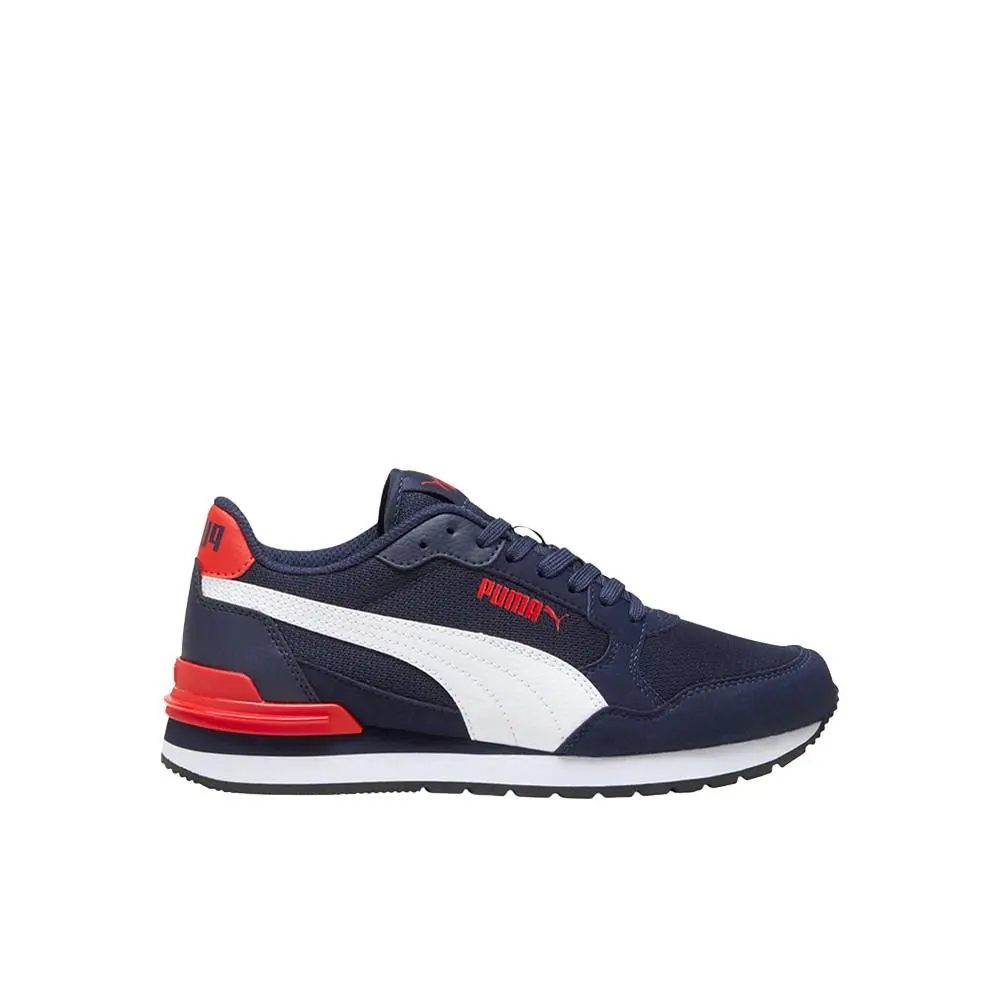 St Runner V4 Mesh Lace Up Youth Boys Blue Sneakers Casual Shoes 39987602 by Puma