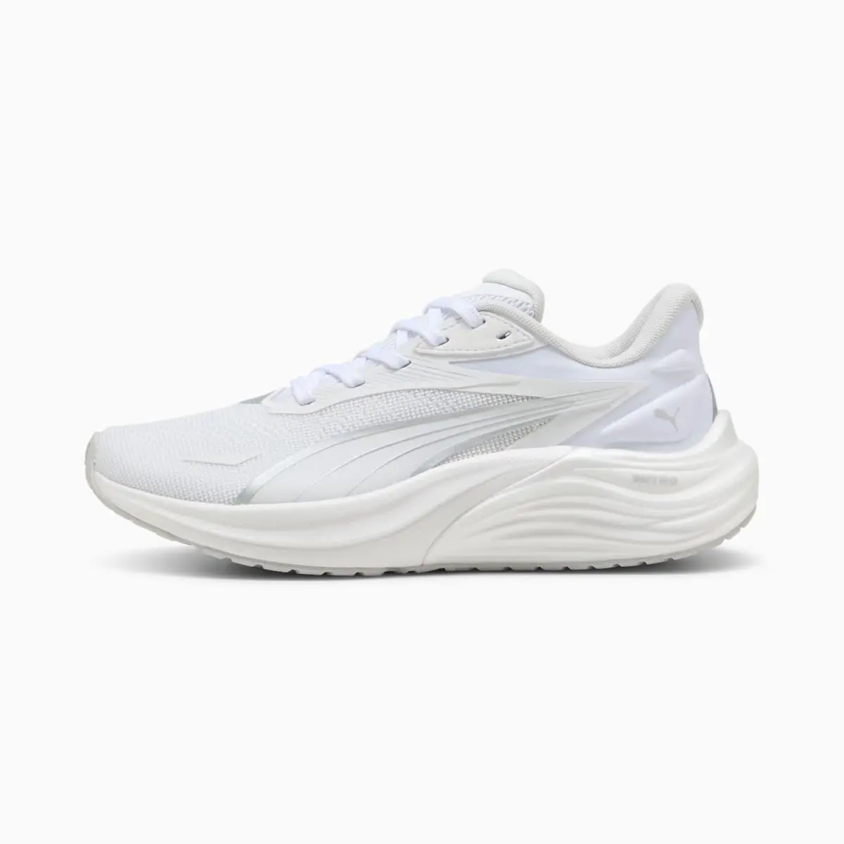 Puma Women`s Electrify Nitro 4 Running Shoe Puma White/feather Gray - 31078802