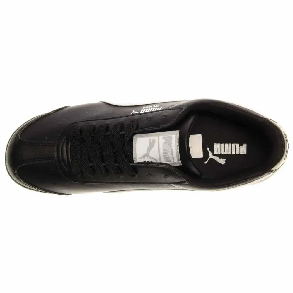 Puma shoes - PUMA Roma Basic Lace Up - 353572-11 - Black 4