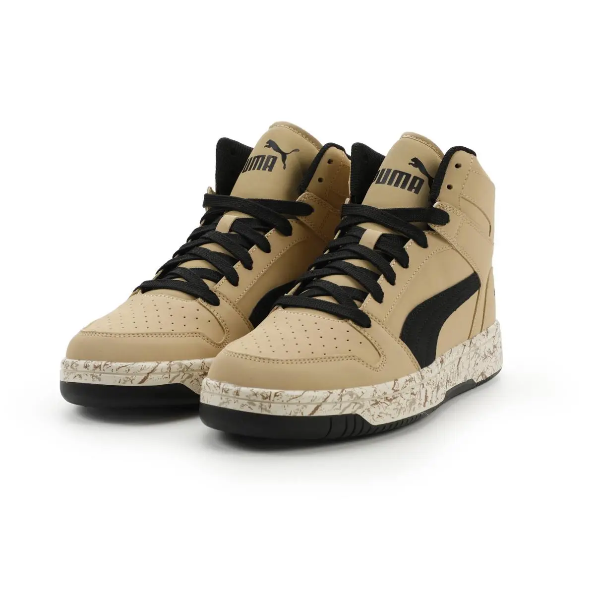 Puma shoes - Puma Puma Rebound Layup NBK Marble 2 - 40655801 - Brown 2