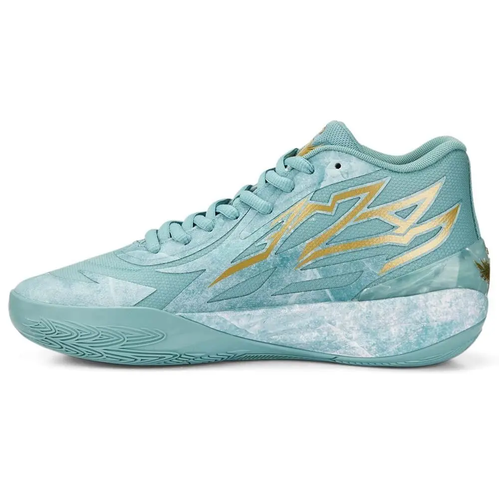 Puma shoes - PUMA Mb.02 Jade Basketball - Jade Basketball - 37828401 - Blue 1