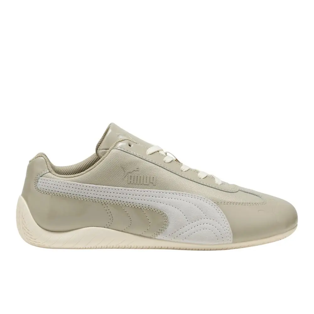 Speedcat Patent Lace Up Mens Beige Sneakers Casual Shoes 40437301 by Puma