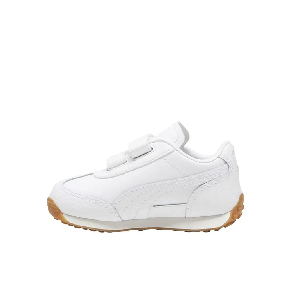 Puma shoes - PUMA Easy Rider Leather V Slip On  Toddler - 39971402 - White 1