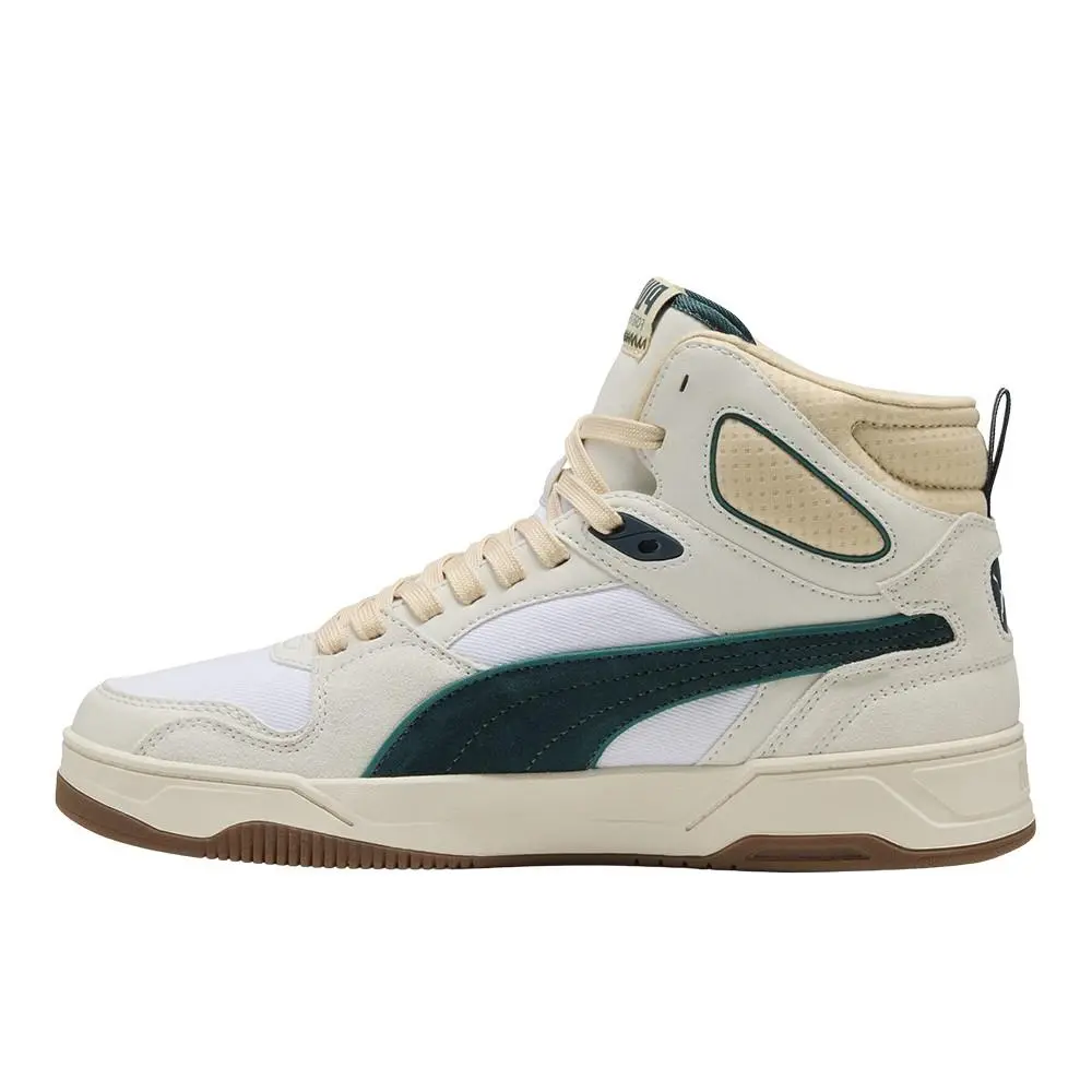 Puma shoes - PUMA Rebound Break Mid Retro Run Lace Up - 40251702 - Green 1