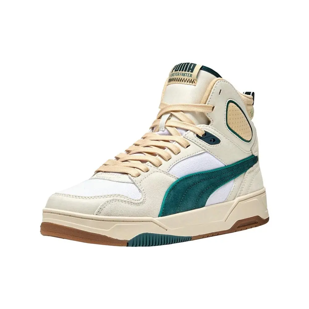 Puma shoes - PUMA Rebound Break Mid Retro Run Lace Up - 40251702 - Green 8