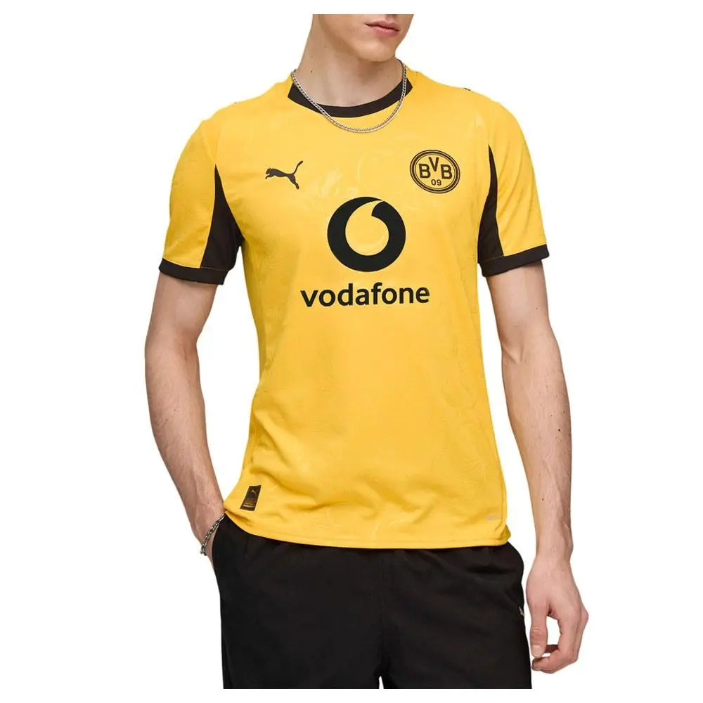 Puma clothing - PUMA Bvb Cup Crew Neck Short Sleeve Soccer Jersey Replica - 78011203 - Yellow 8