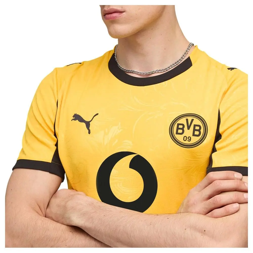 Puma clothing - PUMA Bvb Cup Crew Neck Short Sleeve Soccer Jersey Replica - 78011203 - Yellow 10
