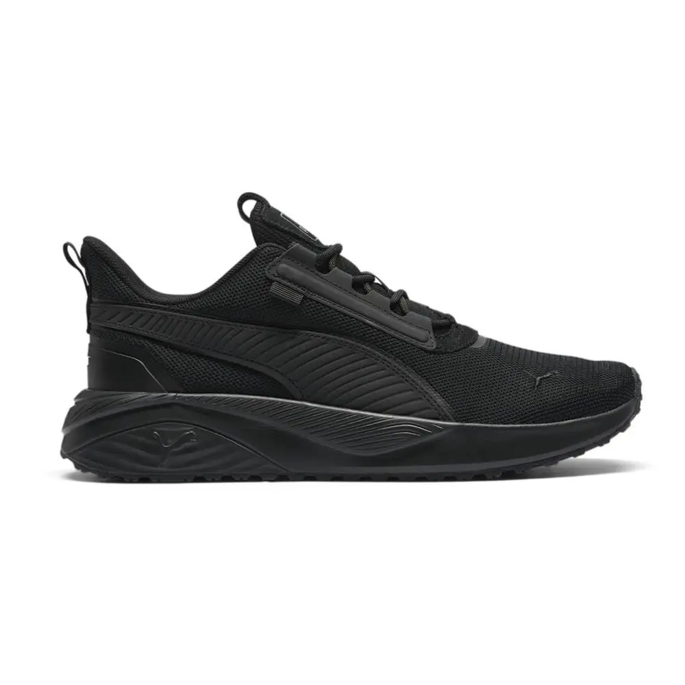 Pacer 23 Street Lace Up Mens Black Sneakers Casual Shoes 39906101 by Puma