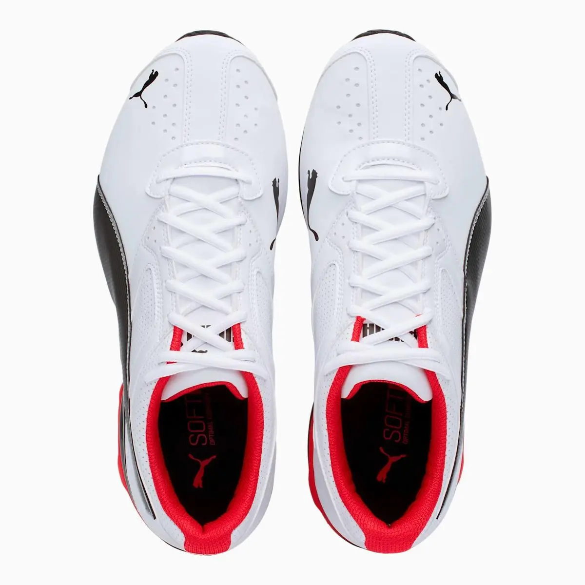 Puma shoes - WHITE/BLACK/SILVER 4