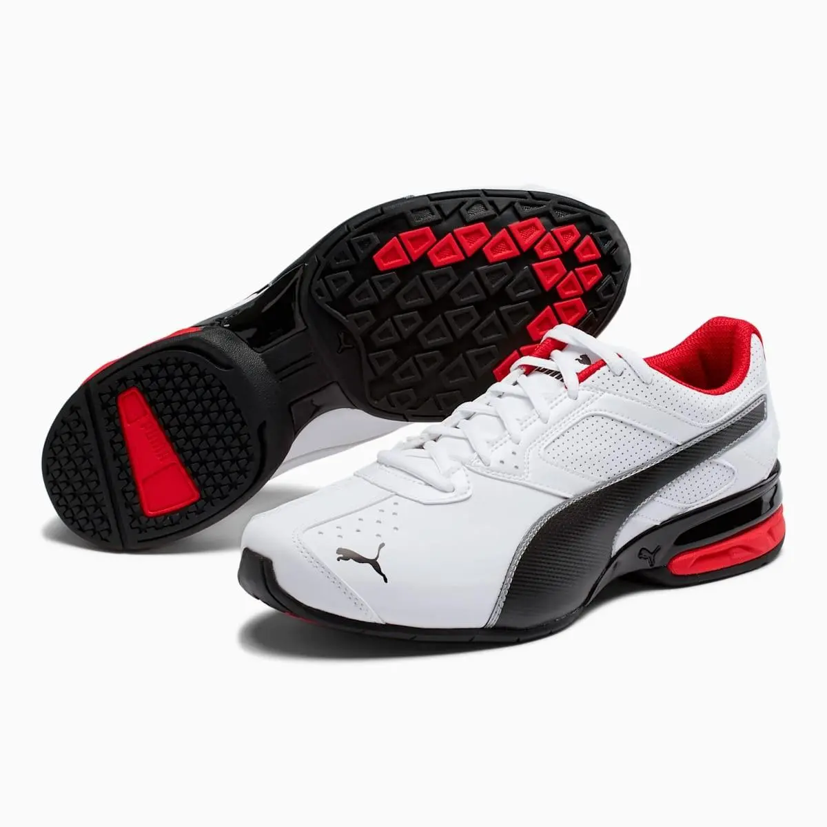 Puma shoes - WHITE/BLACK/SILVER 6