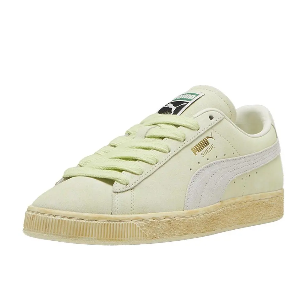 Puma shoes - PUMA Suede Faded Lace Up - 39965404 - Green 0