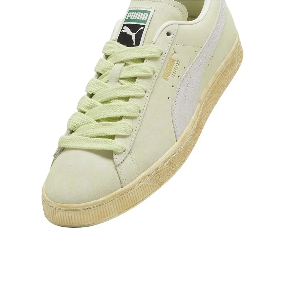 Puma shoes - PUMA Suede Faded Lace Up - 39965404 - Green 4