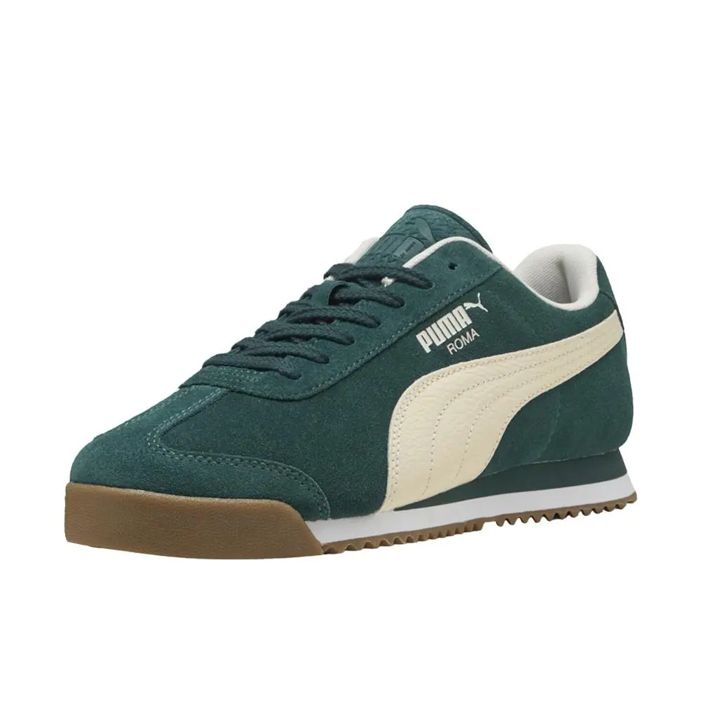 Puma shoes - PUMA Roma Suede Lace Up - 39863510 - Green 0