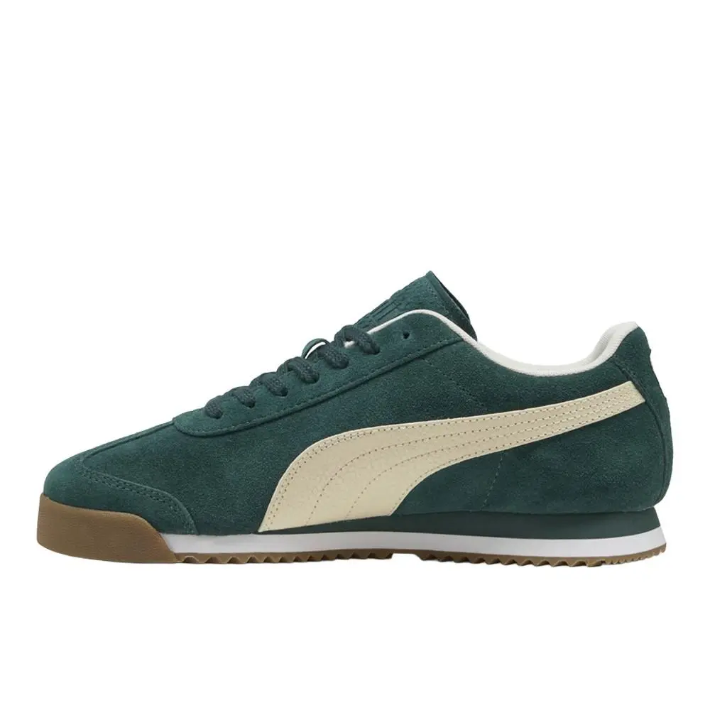 Puma shoes - PUMA Roma Suede Lace Up - 39863510 - Green 1