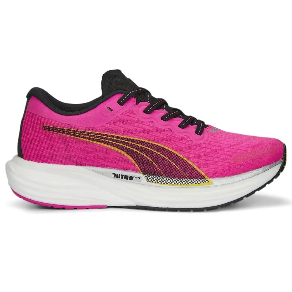 Deviate Nitro 2 Running Womens Pink Sneakers Athletic Shoes 37685513 by Puma
