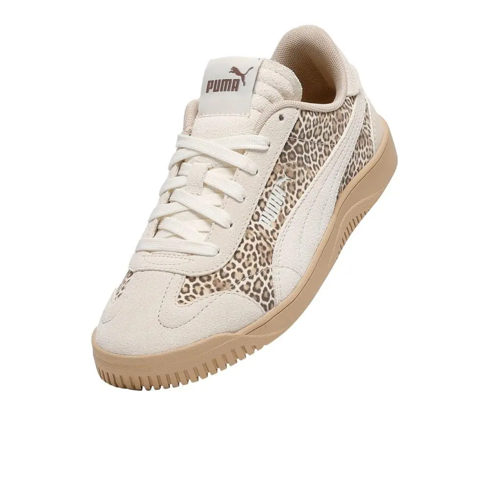 Puma shoes - PUMA Club 5V5 Animal Print Lace Up - 40540101 - Off White 4