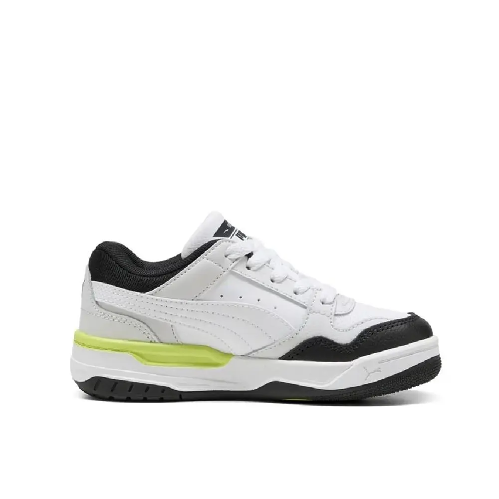 Little Kid`s Puma Rebound Retro PS Puma Blk-wht-lime Smash 402361 10
