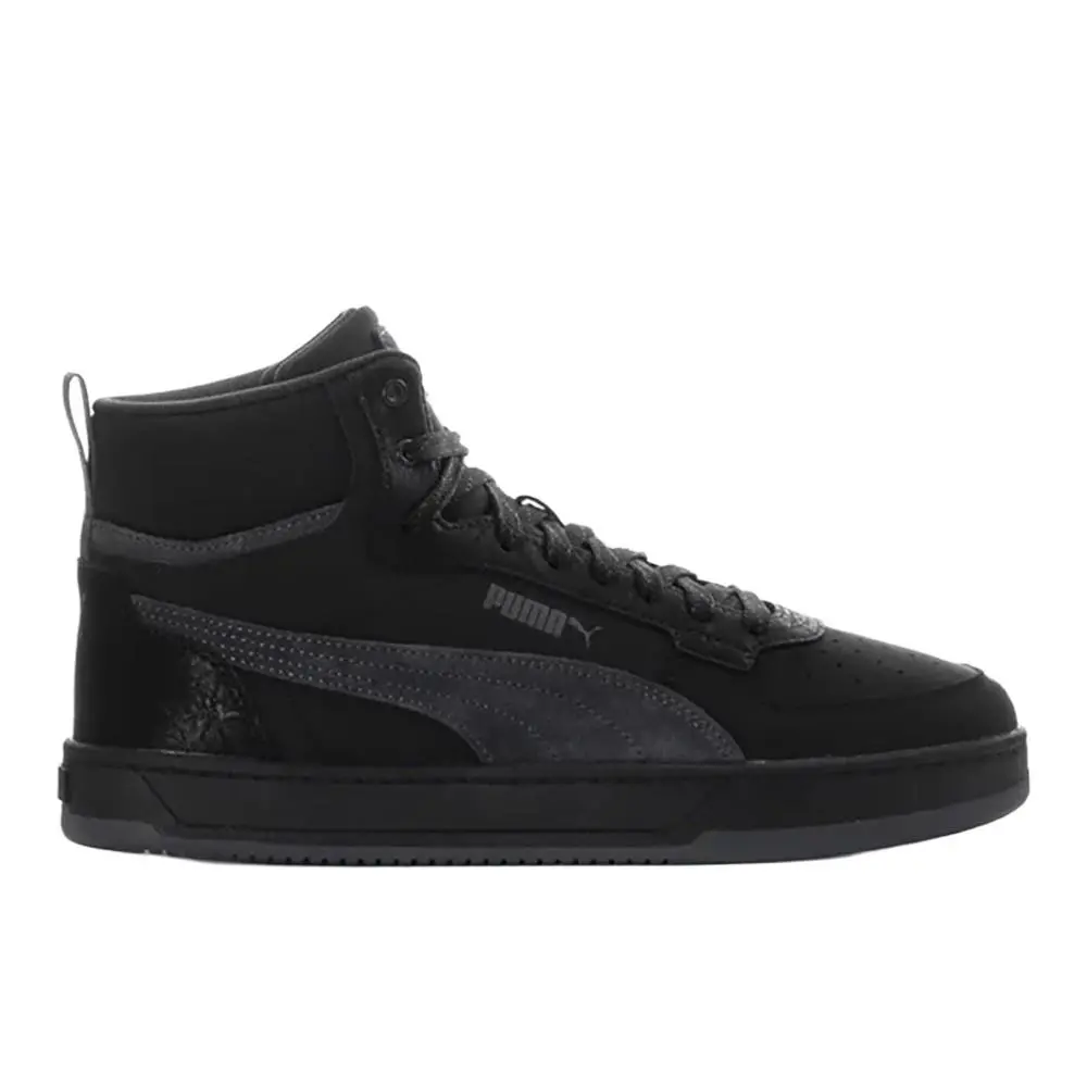 Puma Caven 2.0 Mid Buck Lace Up Mens Black Sneakers Casual Shoes 39902001