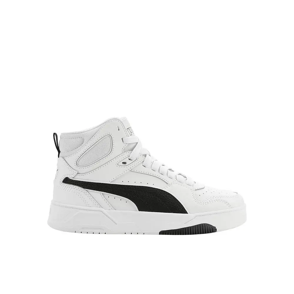 Puma shoes - PUMA Rebound Break Mid Lace Up  Youth - 40410501 - White 7