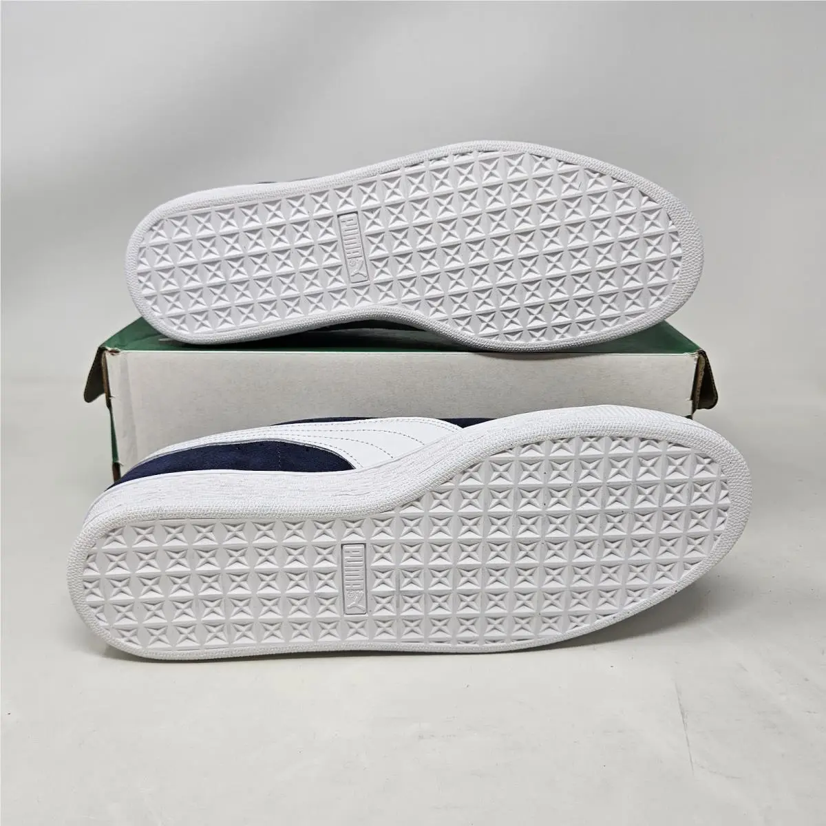 Puma shoes - PUMA Suede Classic Lace Up - 399781-03 - Navy - White (UPC: 197670873406) 1
