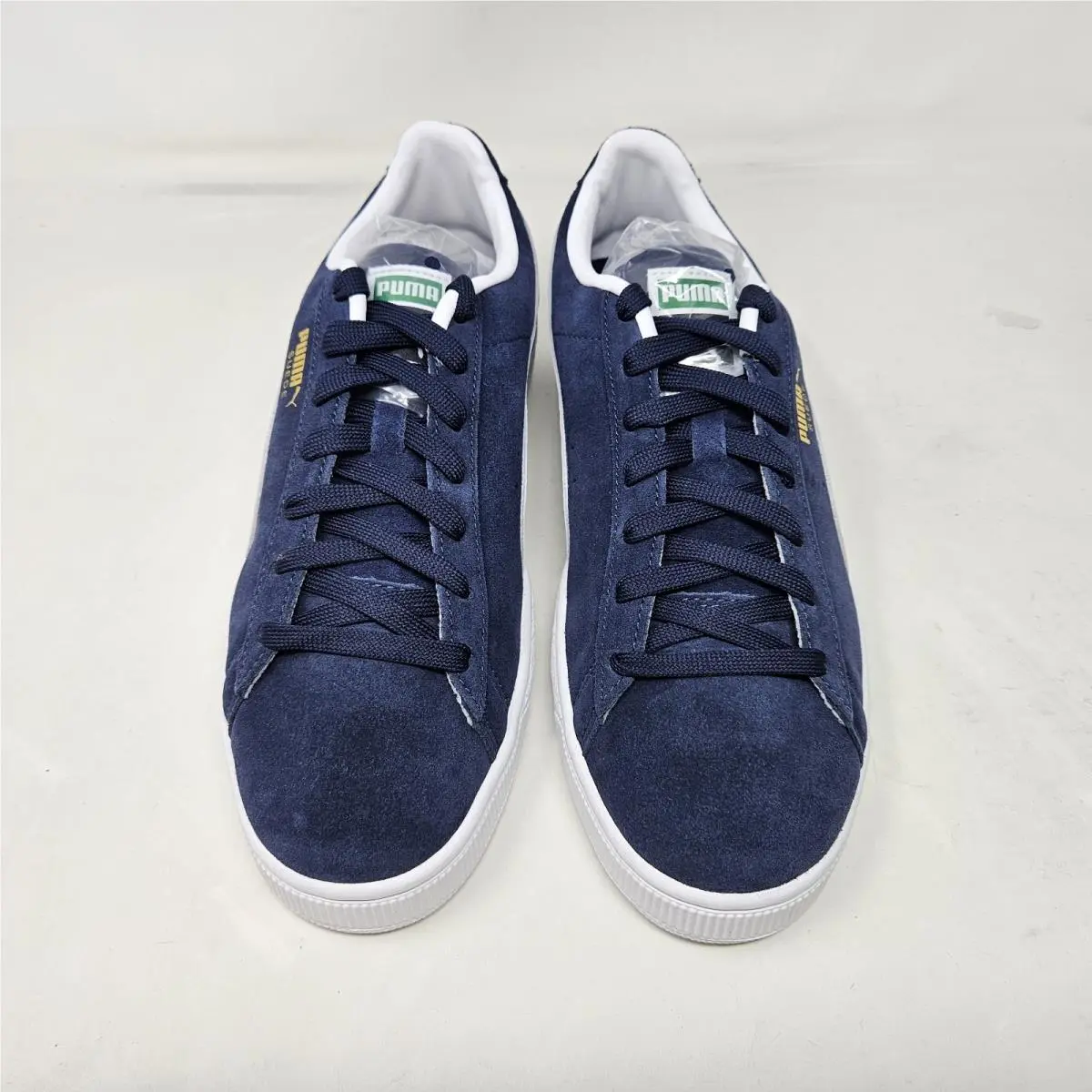 Puma shoes - PUMA Suede Classic Lace Up - 399781-03 - Navy - White (UPC: 197670873406) 2