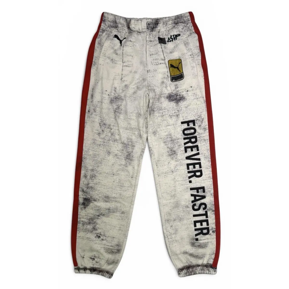 Puma x Asap A$ap Rocky Distressed Sweatpant White 631041 65 Men`s XL