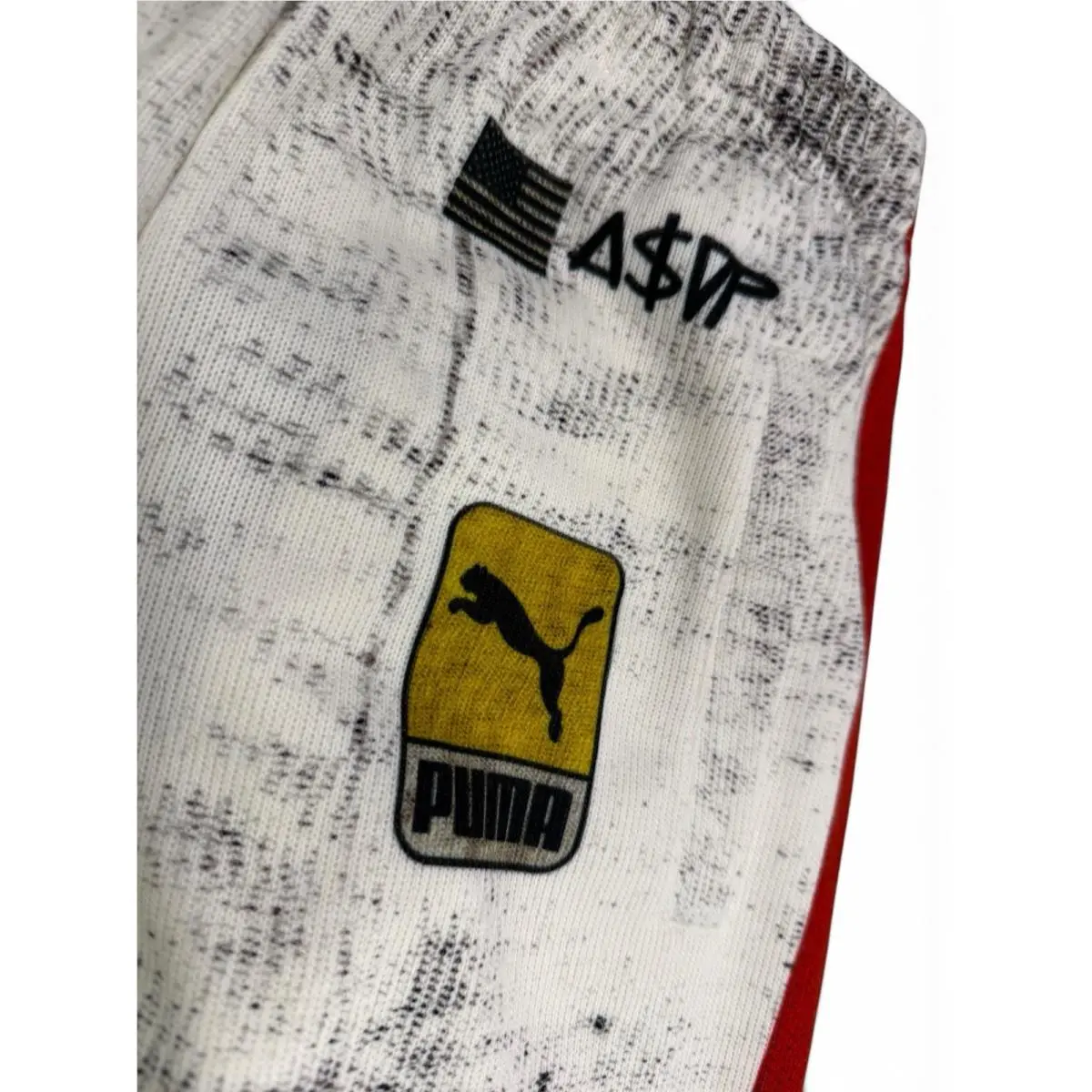 Puma clothing - PUMA X A$AP Rocky Sweat Pant - 631041 65 - White (UPC: 197672539744) 2